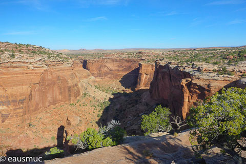 Blick in den Hellroaring Canyon