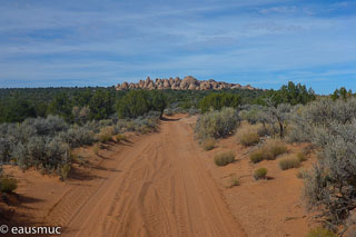 Trail nach Norden Richtun Rim