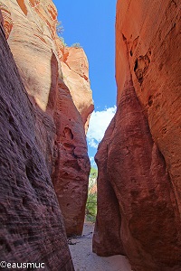 Eingang Red Hollow Canyon