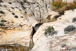 Blick auf den Wasserfall