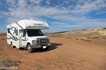 Wohnmobil am Trailhead