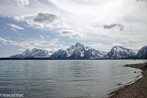 Blick auf die Teton Range